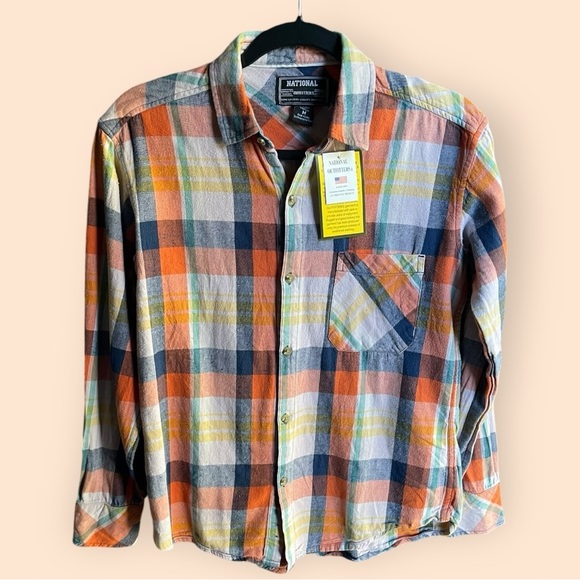 National Outfitters NWT Plaid Button Down - Size M - Picture 1 of 4